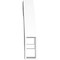 Ekena Millwork 3-in. W x 16-in. D x 16-in. H Pescadero Architectural Grade PVC Knee Brace BRCP03X16X16PEC - alternate 3